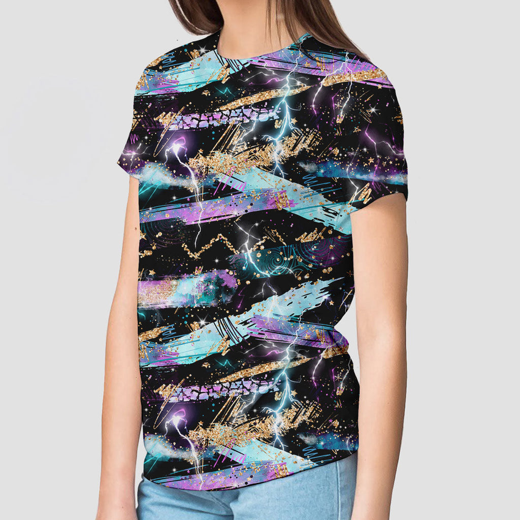 Electric Sky Dark Fabric