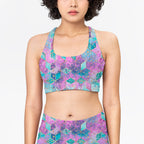 Electric Sky Geometric Fabric
