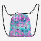 Electric Sky Geometric Fabric