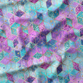 Electric Sky Geometric Fabric