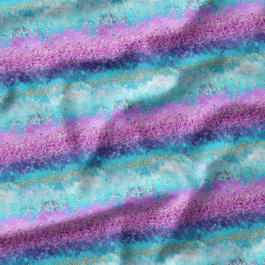 Electric Sky Glitter Fabric