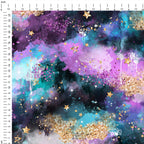 Electric Skies Mist Dark Fabric