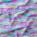 Electric Sky Swoosh Blue Fabric