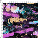 Electric Sky Swoosh Dark Fabric
