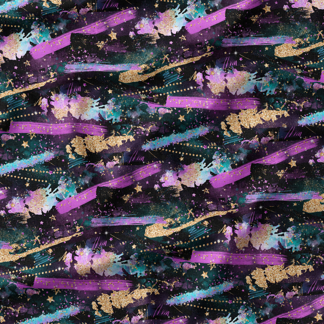 Electric Sky Swoosh Dark Fabric