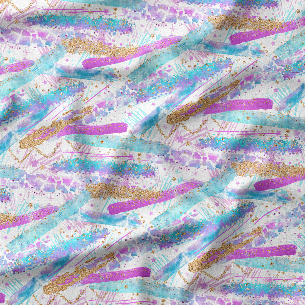 Electric Sky Swoosh Light Fabric