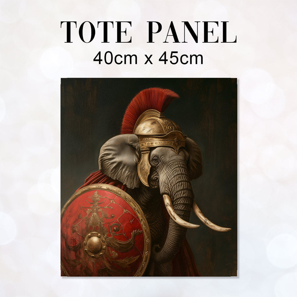 TOTE Fabric Bag Panel Elephant Legionary TP-294