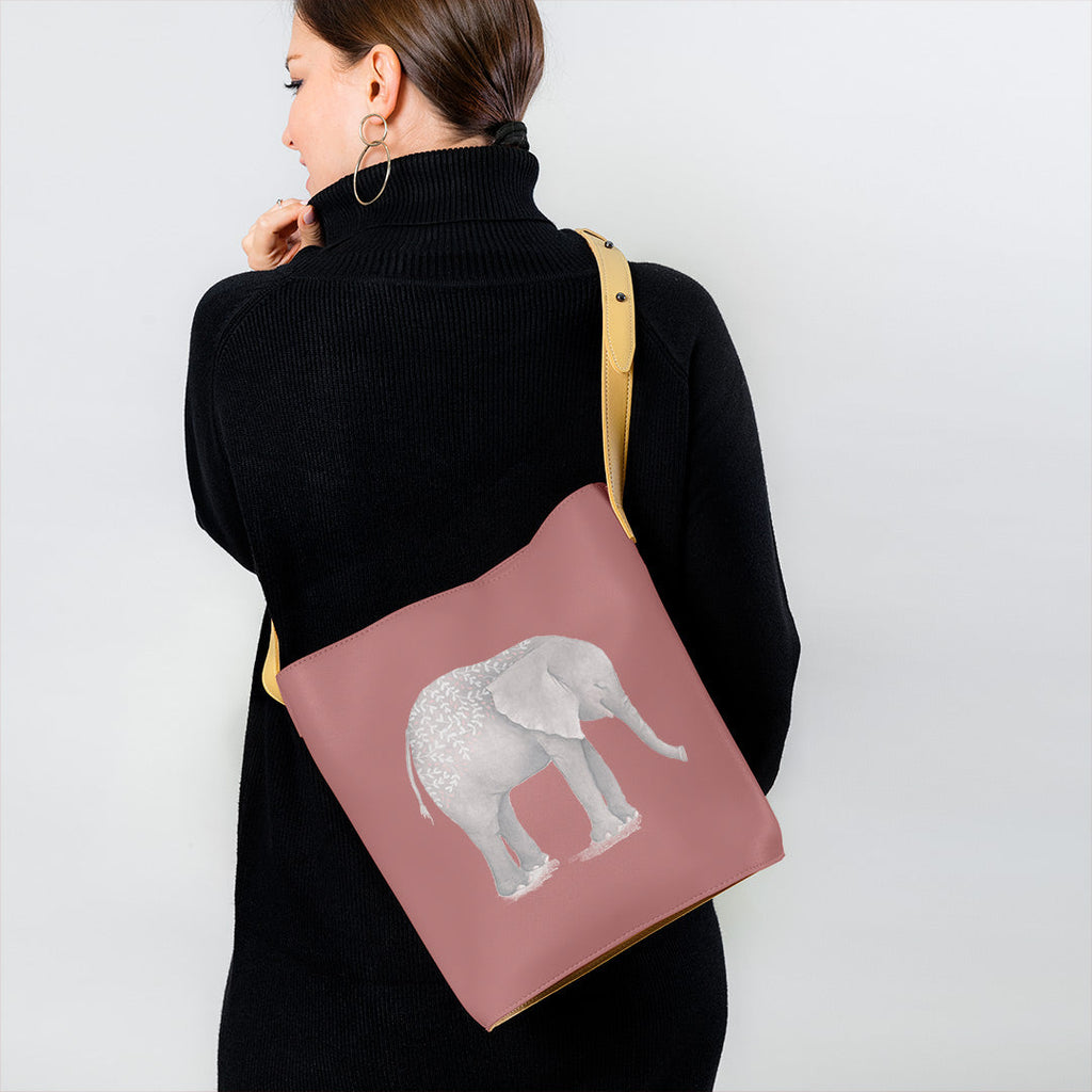 Elephant Iron on fabric heat transfer DTF-36
