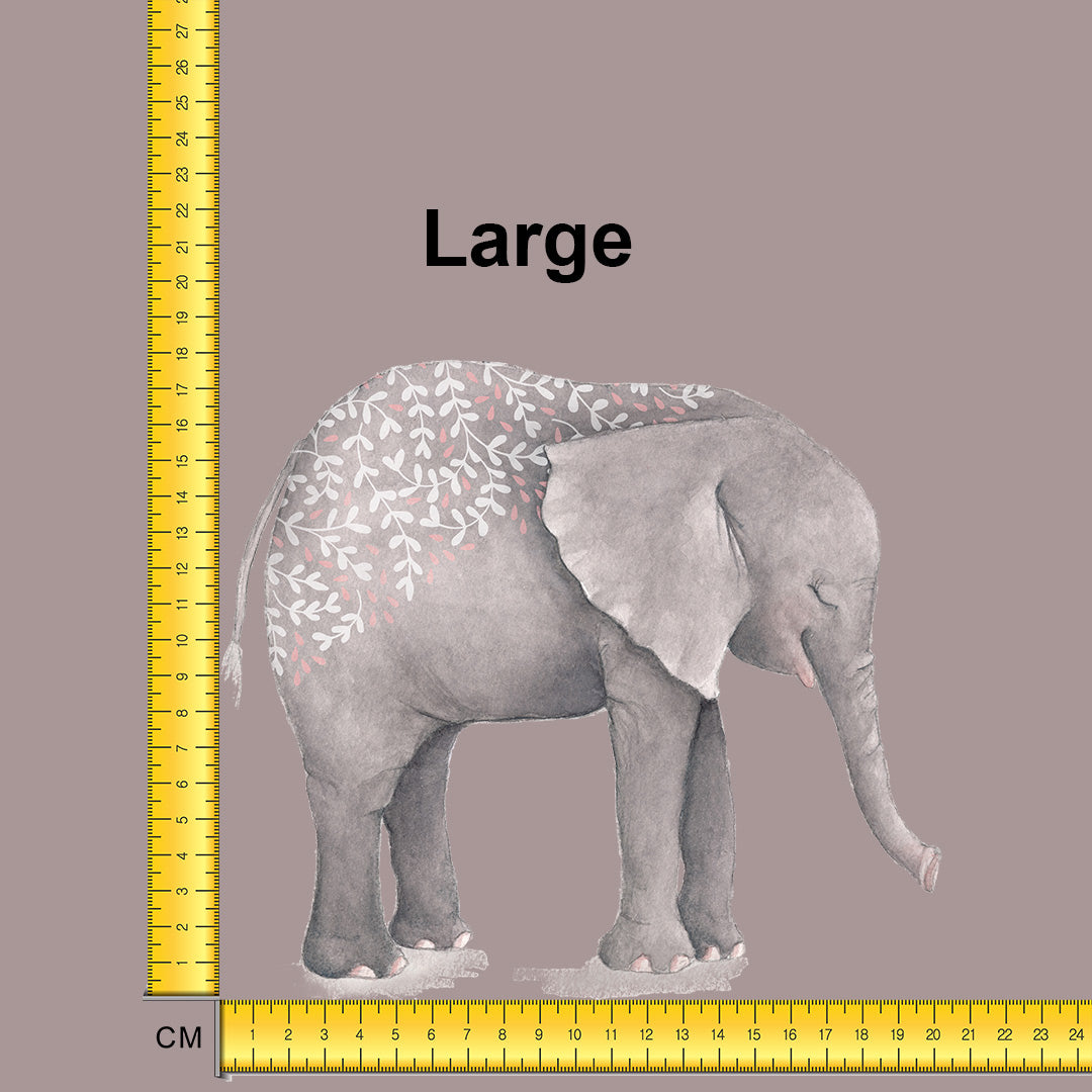 Elephant Iron on fabric heat transfer DTF-36