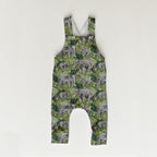 Elephants Green Fabric