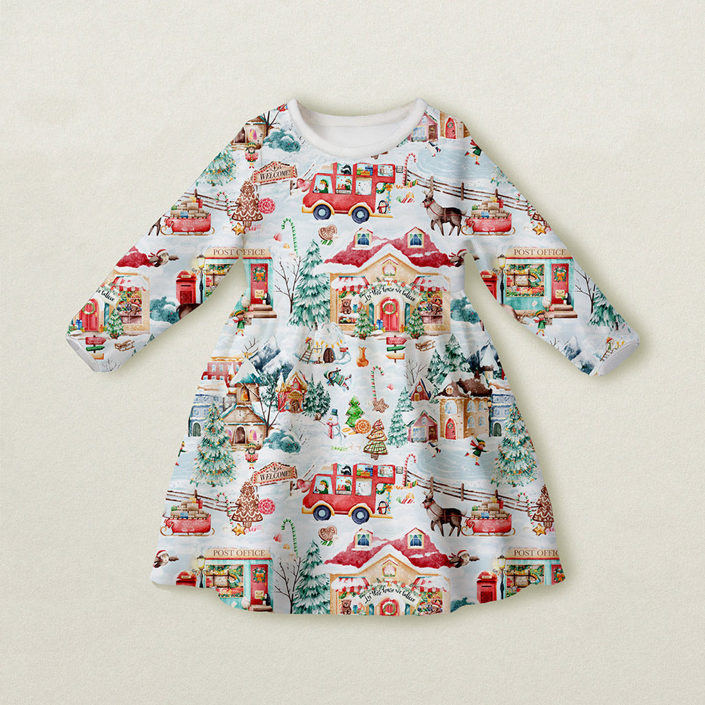 Elf Village Fabric