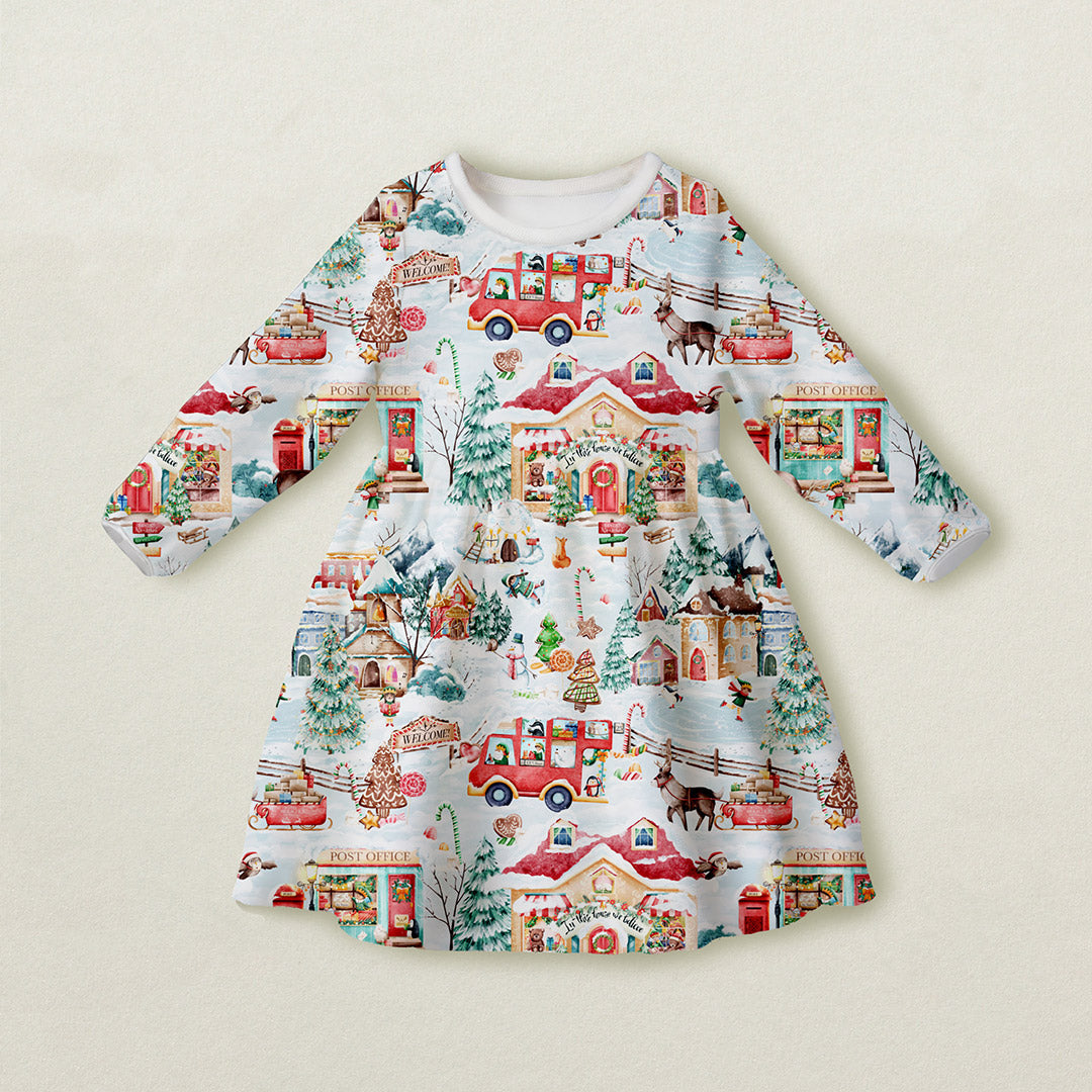Elf Village Fabric