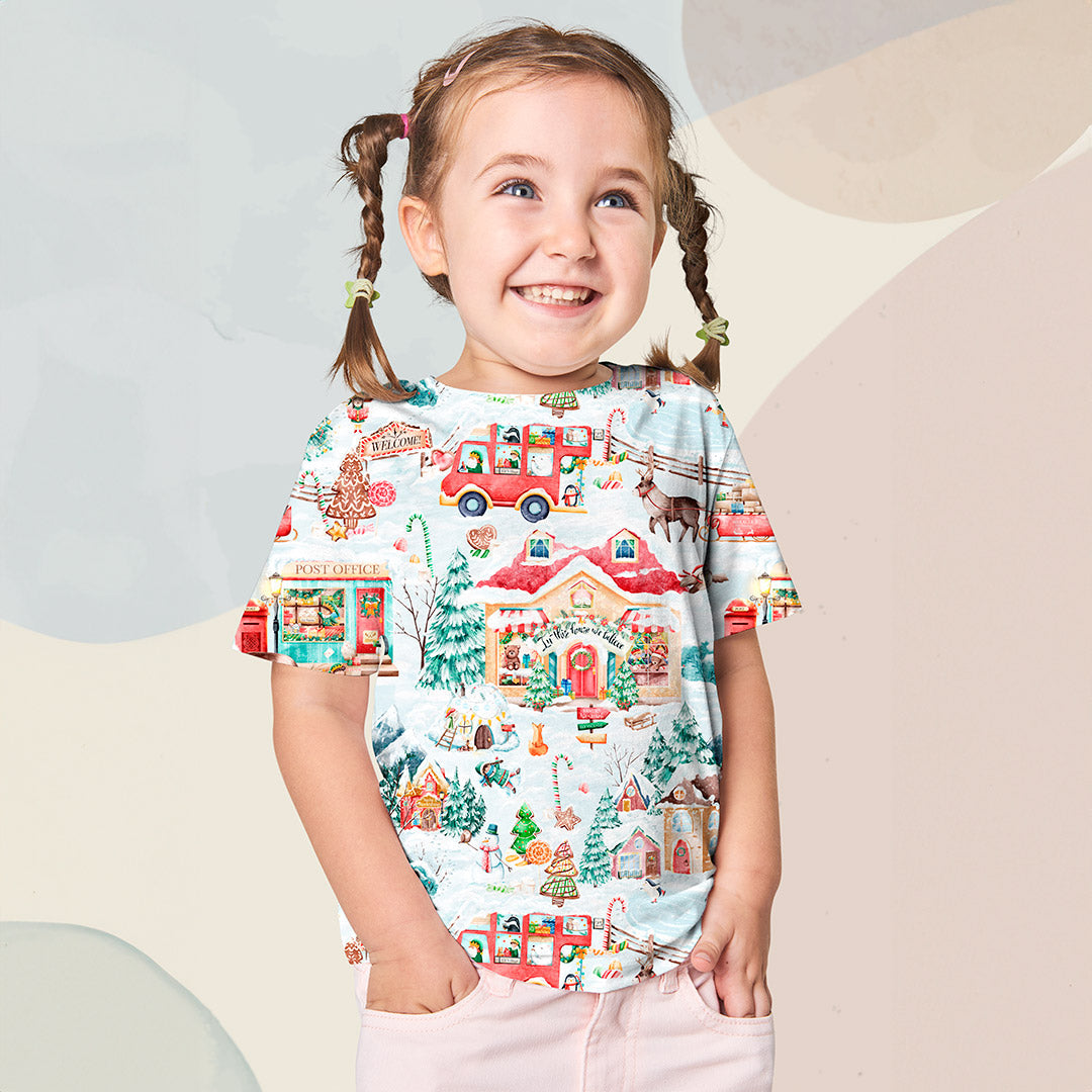 Elf Village Fabric