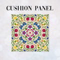 CUSHION Elizabethan Floral Cream Fabric Panel CP-634