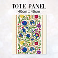 TOTE Elizabethan Floral Cream Fabric Bag Panel TP-758