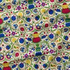 Elizabethan Floral Cream Fabric