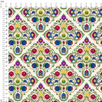 Elizabethan Ornament Cream Fabric