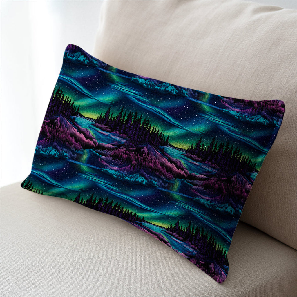 Aurora Forest Faux Embroidery Fabric