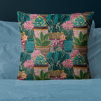 Embroidered Plants Fabric