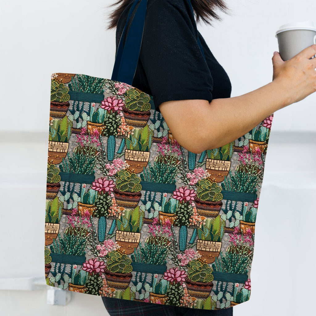 Cactus Embroidery Fabric