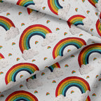 Embroidery Rainbows Fabric