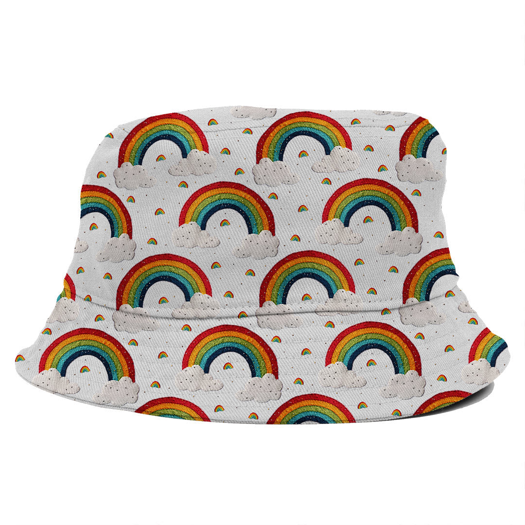 Embroidery Rainbows Fabric