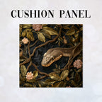 CUSHION Panel Embroidery Snake CP-187