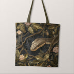 TOTE Fabric Bag Panel Embroidery Snake TP-259