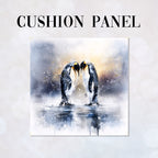 CUSHION Panel Emperor Penguins CP-796
