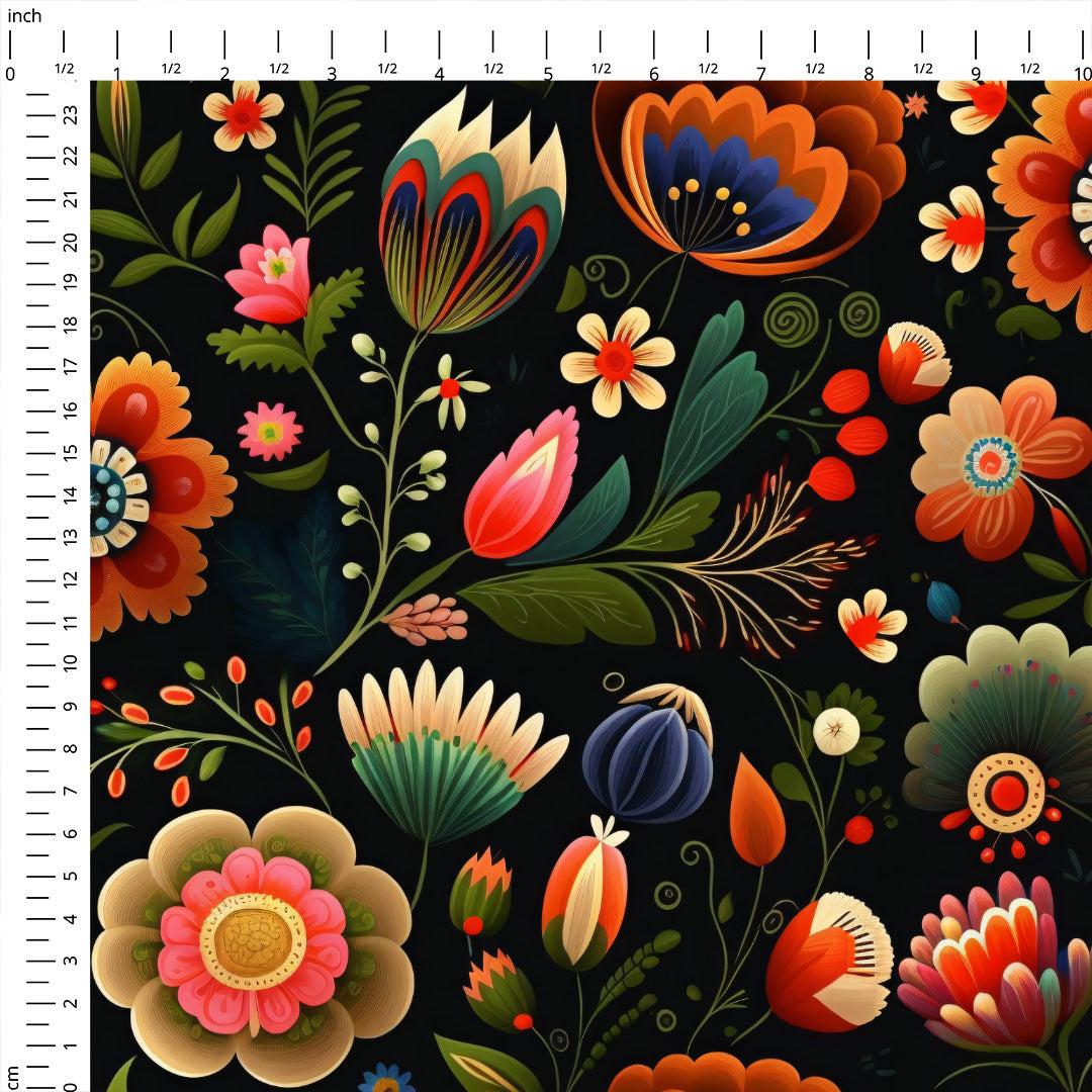 Enchanted Flowers Fabric