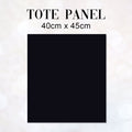 TOTE CO-ORD Enchanted Flowers Dark Navy Fabric Bag Panel