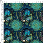 Enchanted Forest Loops Embroidery Fabric