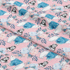 Enchanted Winter Pink Fabric