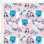 Enchanted Winter Pink Fabric