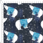 Enchanted Winter Polar Bears Fabric