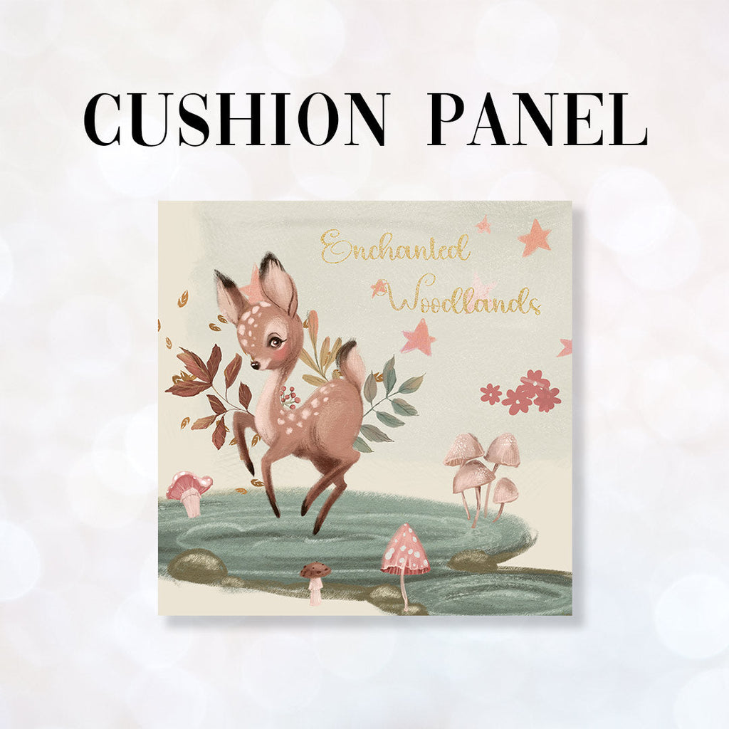 CUSHION Fabric Panel Enchanted Woodlands CP-1267