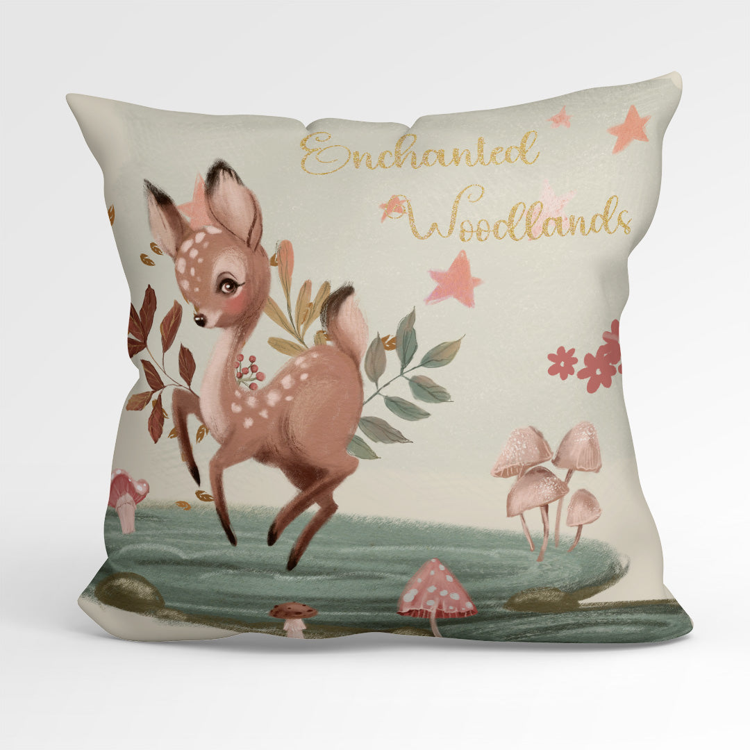 CUSHION Fabric Panel Enchanted Woodlands CP-1267
