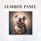 CUSHION Fabric Panel English Bulldog CP-1268