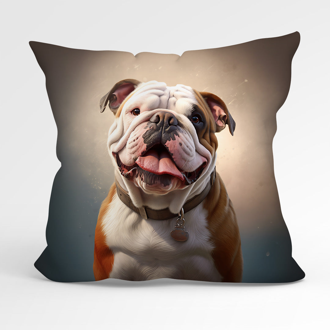 CUSHION Fabric Panel English Bulldog CP-1268