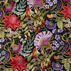 English Garden Black Fabric