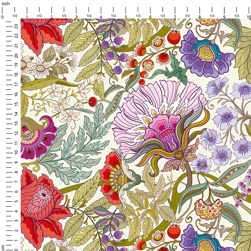 English Garden Cream Fabric