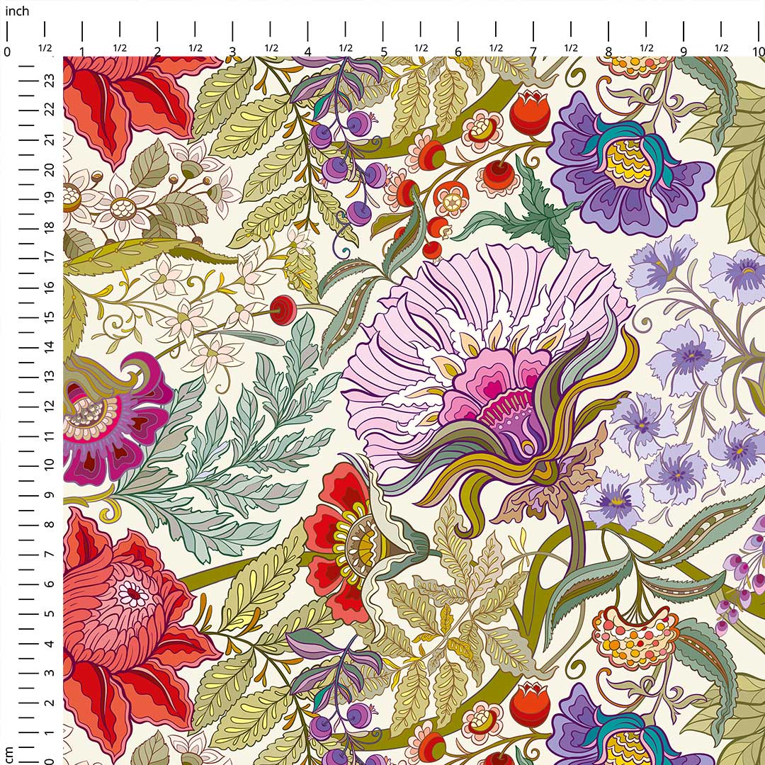 English Garden Cream Fabric