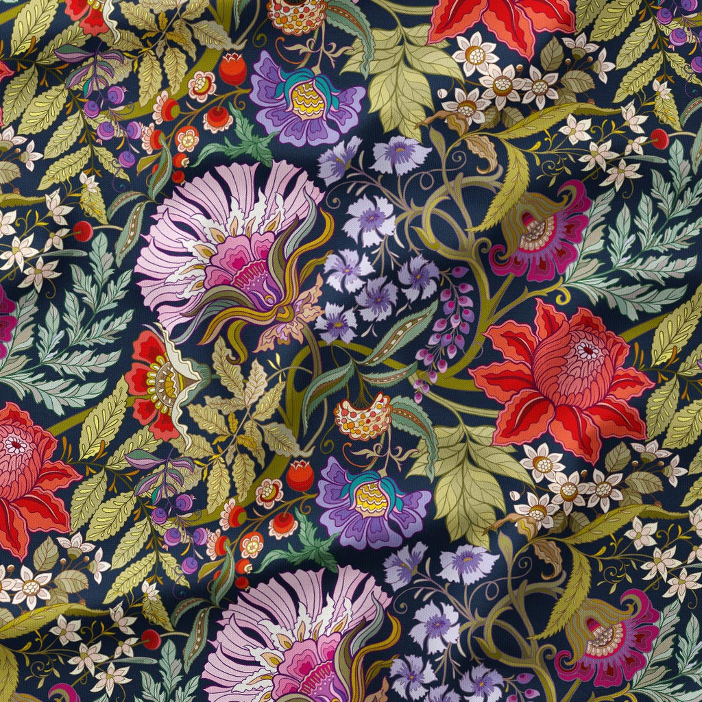English Garden Navy Fabric
