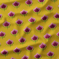 Erika Mustard Ditsy Flowers Fabric
