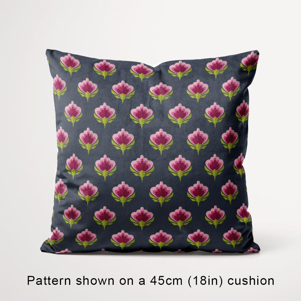 Erika Navy Ditsy Flowers Fabric