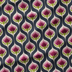 Erika Navy Floral Drops Fabric