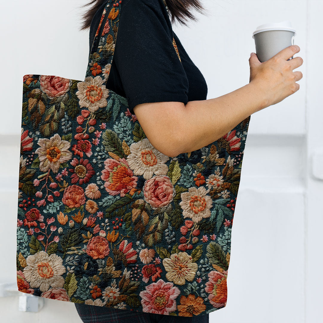 Evelyn Floral Embroidery Fabric