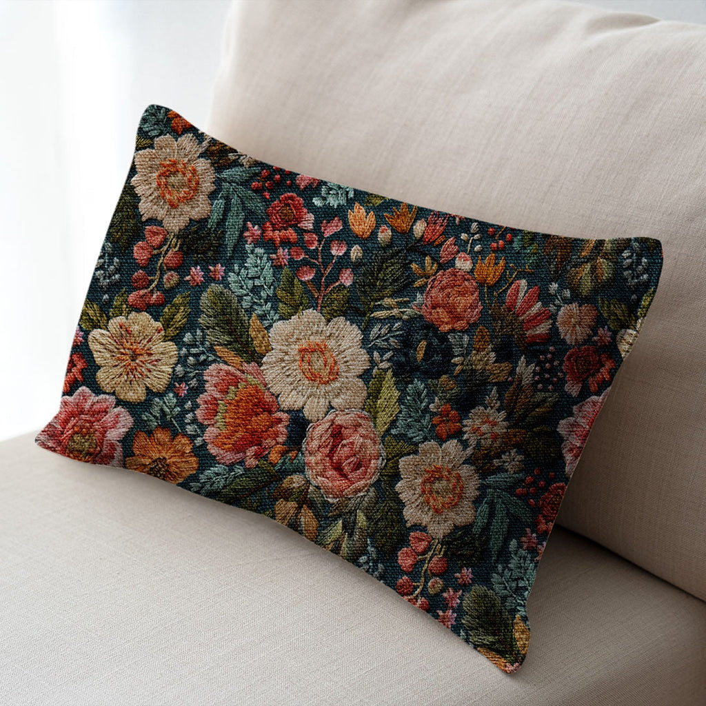 Evelyn Floral Embroidery Fabric