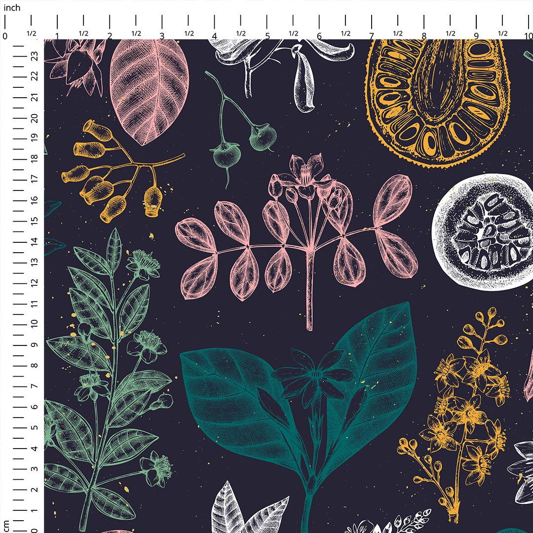 Exotic Flora Fabric