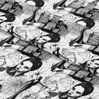 Wednesday Black & White Fabric